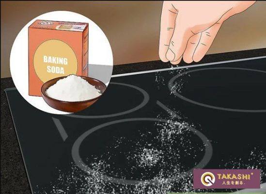 vệ sinh bếp bằng baking soda