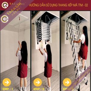 Thang gấp thông minh tự động takashi TTM02