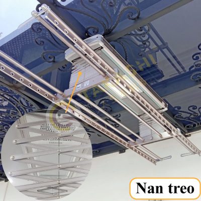 Nan treo khung phơi cân bằng lực