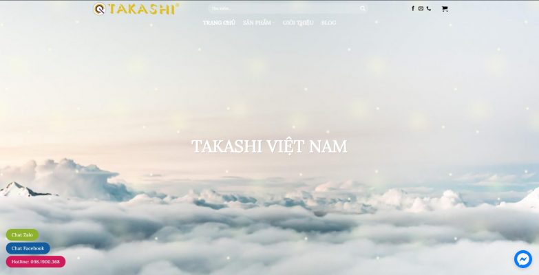 Website Takashi Việt Nam